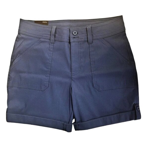 NEW Eddie Bauer Rolled Hem Bermuda Short | Navy - Picture 1 of 8